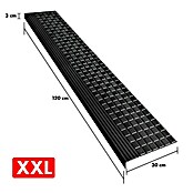 Stufenmatte Dia (120 x 30 cm, 100 % Gummi, Schwarz) | BAUHAUS