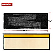 Stufenmatte Veneto (65 cm x 23,5 cm x 8,5 mm, Schwarz, Rechteck) | BAUHAUS