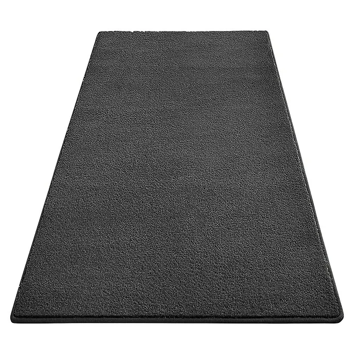 Kurzflorteppich Dynasty - Anthrazit, 100 x 100 cm, 100 % Polypropylen - Schwarze, rechteckige Antirutschmatte. Sie bietet eine rutschfeste Oberfläche für verschiedene Anwendungen und sorgt für mehr Sicherheit.