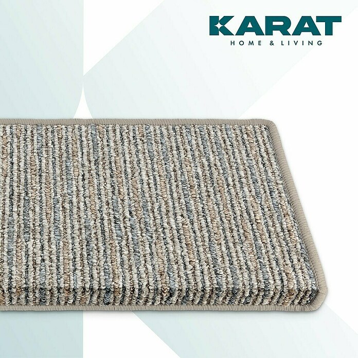 Stufenmatte Geneva (65 x 23,5 cm, Silber, Rechteck) | BAUHAUS