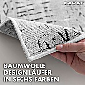 Teppichläufer Vena (Elfenbein, 450 x 80 cm, 65 % Baumwolle, 35 % Polyester) | BAUHAUS