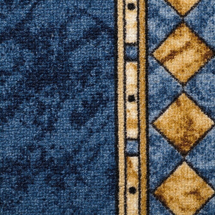 Teppichläufer Rügen (Blau, 400 x 67 cm, 100 % Polyamid) | BAUHAUS