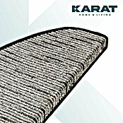 Stufenmatte Geneva (65 x 23,5 cm, Anthrazit, Halbrund) | BAUHAUS