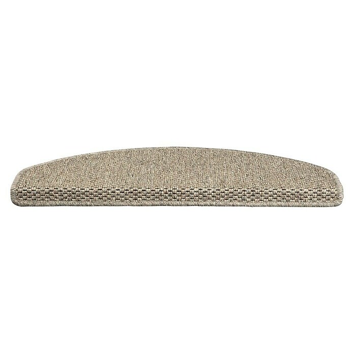 Stufenmatte Kalkutta (65 x 23,5 cm, Taupe, Halbrund) | BAUHAUS