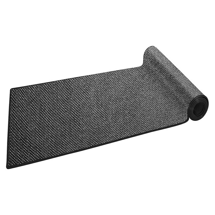 Flachgewebeteppich Ponto (Anthrazit, 500 x 66 cm, 100 % Polypropylen) | BAUHAUS
