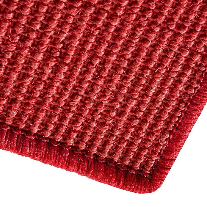 Flachgewebeteppich Sylt (Rot, 150 x 50 cm, 100 % Sisal) | BAUHAUS