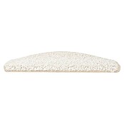 Stufenmatte Shaggy (65 x 23,5 cm, Creme, Halbrund) | BAUHAUS