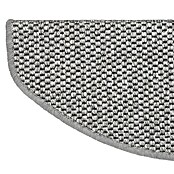 Stufenmatte Kalkutta (65 x 23,5 cm, Silber, Halbrund) | BAUHAUS