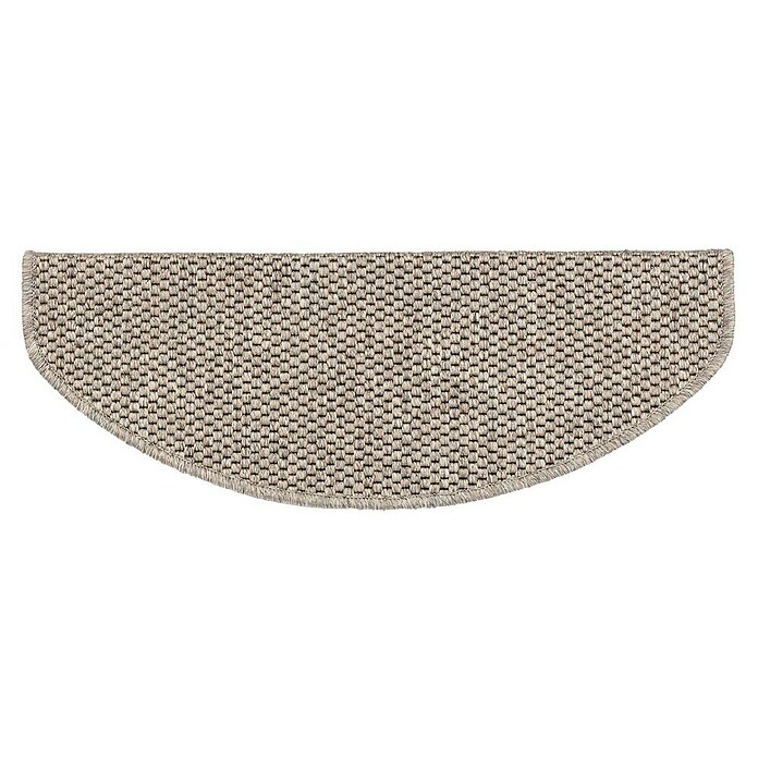 Stufenmatte Kalkutta (65 x 23,5 cm, Taupe, Halbrund) | BAUHAUS