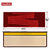 Stufenmatte Veneto (65 cm x 23,5 cm x 8,5 mm, Rot, Rechteck) | BAUHAUS