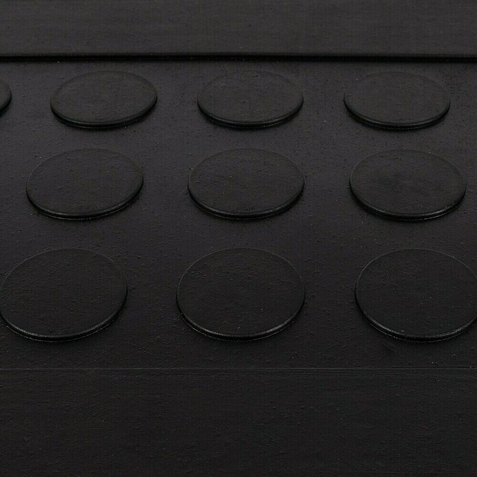 Stufenmatte Coin (65 x 25 cm, 100 % Gummi, Schwarz) | BAUHAUS