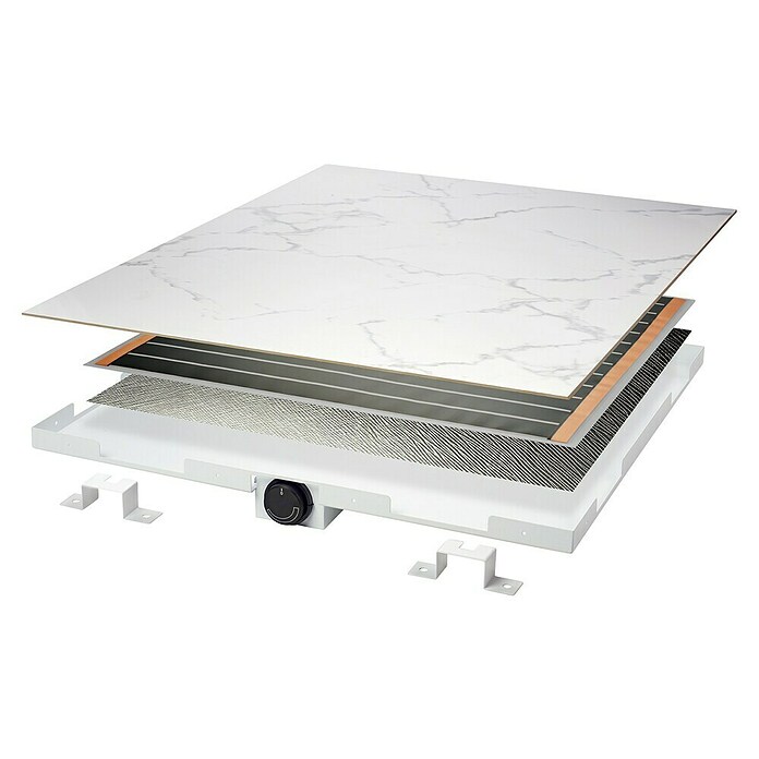 Calentadores de cerámica infrarrojos (60 x 120 cm, 1.100 W, Blanco/gris)
