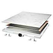 Calentadores de cerámica infrarrojos (60 x 120 cm, 1.100 W, Blanco/gris)