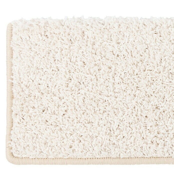 Stufenmatte Shaggy (65 x 23,5 cm, Creme, Rechteck) | BAUHAUS