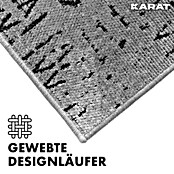 Teppichläufer Vena (Silber, 100 x 80 cm, 65 % Baumwolle, 35 % Polyester) | BAUHAUS