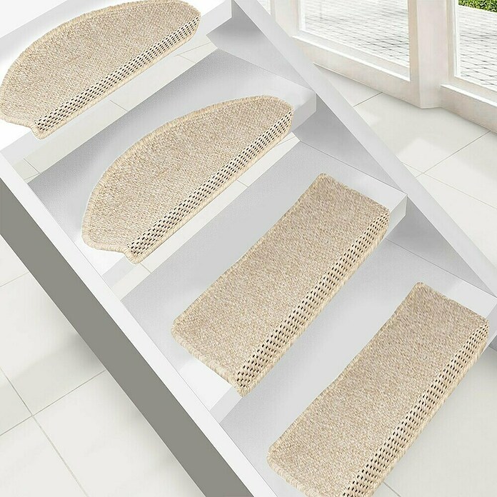 Stufenmatte Kalkutta (65 x 23,5 cm, Beige, Rechteck) | BAUHAUS