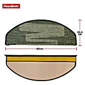 Stufenmatte Veneto (65 cm x 23,5 cm x 8,5 mm, Grün, Halbrund) | BAUHAUS