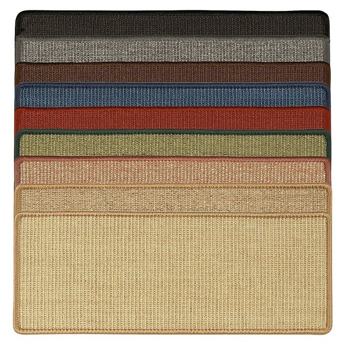 Stufenmatte Sisal (65 x 23,5 cm, 100 % Sisal, Rot) | BAUHAUS