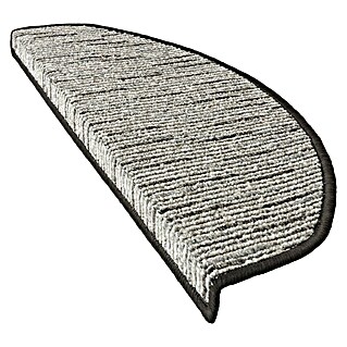 Stufenmatte Geneva (65 cm x 23,5 cm x 8 mm, Anthrazit, Halbrund)