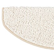 Stufenmatte Shaggy (65 x 23,5 cm, Creme, Halbrund) | BAUHAUS