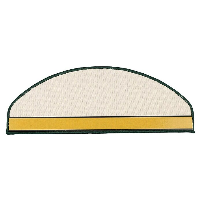 Stufenmatte Sisal (65 x 23,5 cm, Grün, Halbrund) | BAUHAUS