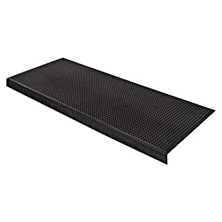 Stufenmatte Santi (65 x 25 cm, 100 % Gummi, Schwarz)