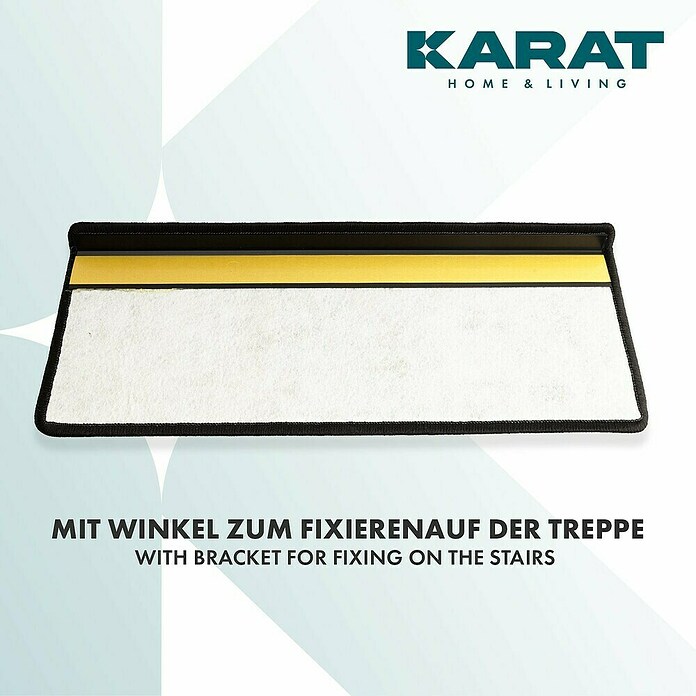 Stufenmatte Geneva (65 x 23,5 cm, Anthrazit, Rechteck) | BAUHAUS