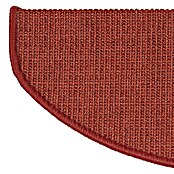 Stufenmatte Sisal (65 x 23,5 cm, Rot, Halbrund) | BAUHAUS