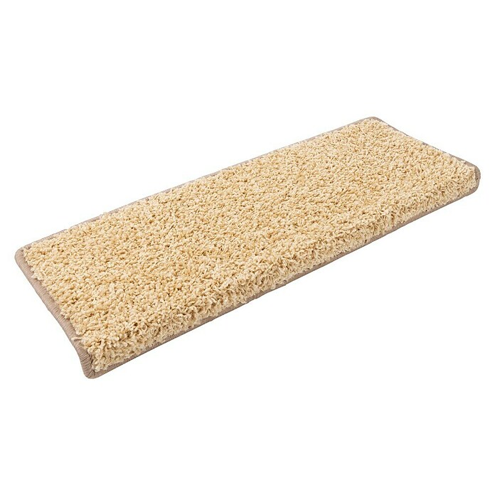 Stufenmatte Shaggy (65 x 23,5 cm, Beige, Rechteck) | BAUHAUS