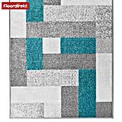 Teppichläufer New York (Türkis/Grau, 500 x 80 cm, 100 % Polyamid) | BAUHAUS