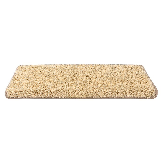 Stufenmatte Shaggy (65 x 23,5 cm, Beige, Rechteck) | BAUHAUS