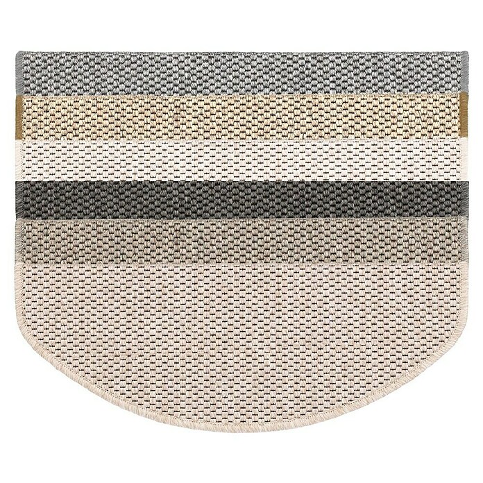Stufenmatte Kalkutta (65 x 23,5 cm, Braun, Halbrund) | BAUHAUS