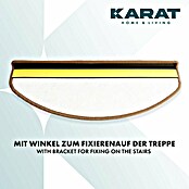 Stufenmatte Geneva (65 x 23,5 cm, Beige, Halbrund) | BAUHAUS