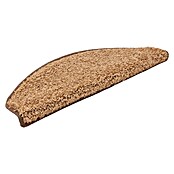 Stufenmatte Shaggy (65 x 23,5 cm, Hellbraun, Halbrund) | BAUHAUS
