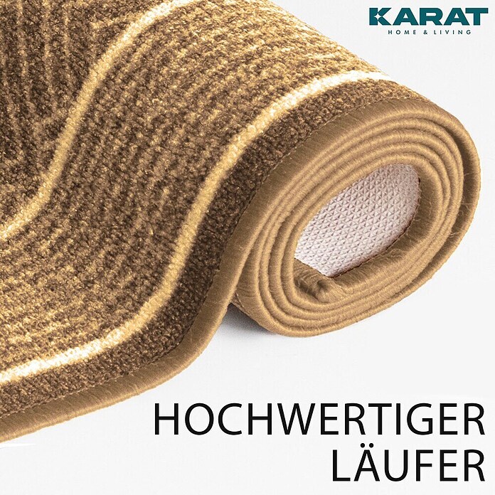 Teppichläufer Olymp (Beige, 450 x 80 cm, 100 % Polyamid) | BAUHAUS