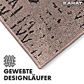 Teppichläufer Vena (Braun, 350 x 80 cm, 65 % Baumwolle, 35 % Polyester) | BAUHAUS