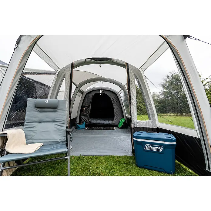 Coleman Kühlbox 52QT Xtreme™ - L x B x H: 56 x 42 x 47 cm, Blau, 49 l - Ein geräumiges Coleman Zelt mit Campingstuhl und Kühlbox, ideal für Outdoor-Abenteuer und komfortables Camping mit der Familie.