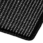 Flachgewebeteppich Sylt (Schwarz, 100 x 50 cm, 100 % Sisal) | BAUHAUS