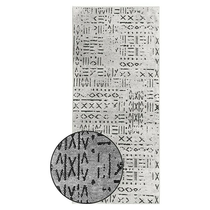 Teppichläufer Vena (Elfenbein, 450 x 80 cm, 65 % Baumwolle, 35 % Polyester) | BAUHAUS