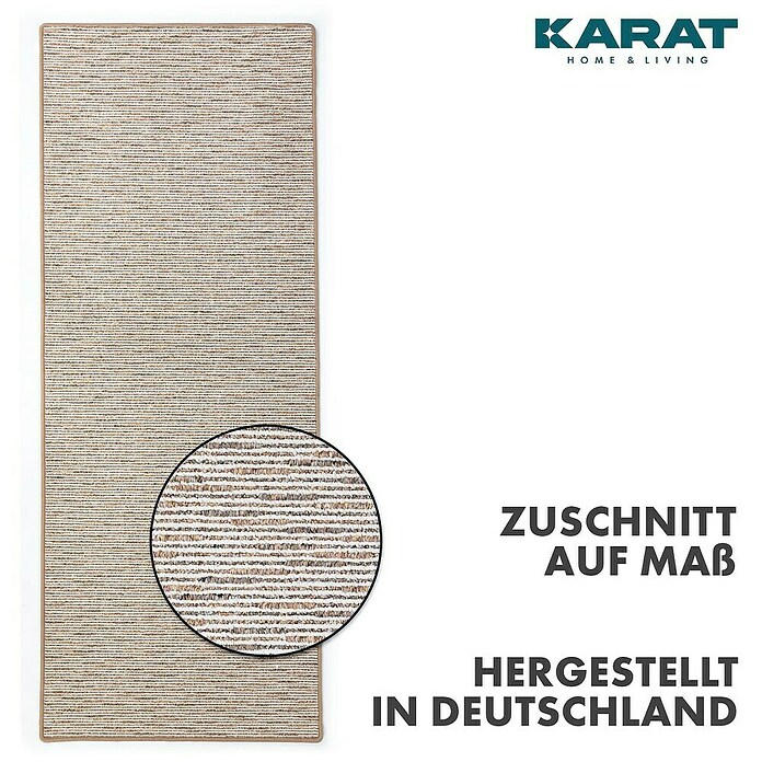 Flachgewebeteppich Geneva (Beige, 200 x 200 cm, 100 % Polypropylen) | BAUHAUS