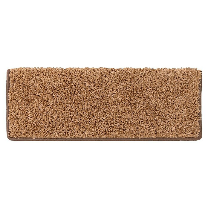 Stufenmatte Shaggy (65 x 23,5 cm, Hellbraun, Rechteck) | BAUHAUS