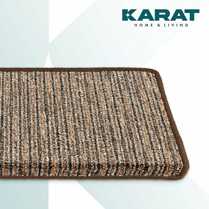 Stufenmatte Geneva (65 x 23,5 cm, Braun, Rechteck) | BAUHAUS
