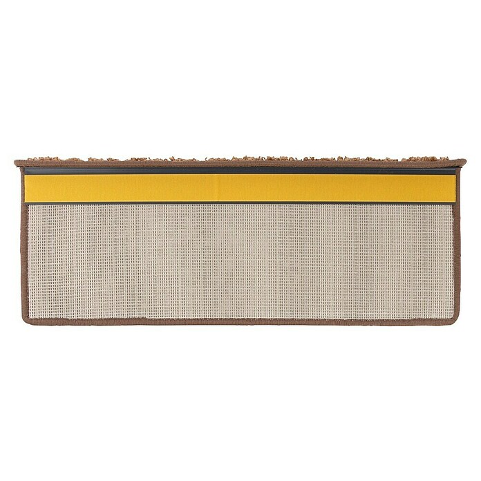 Stufenmatte Shaggy (65 x 23,5 cm, Hellbraun, Rechteck) | BAUHAUS