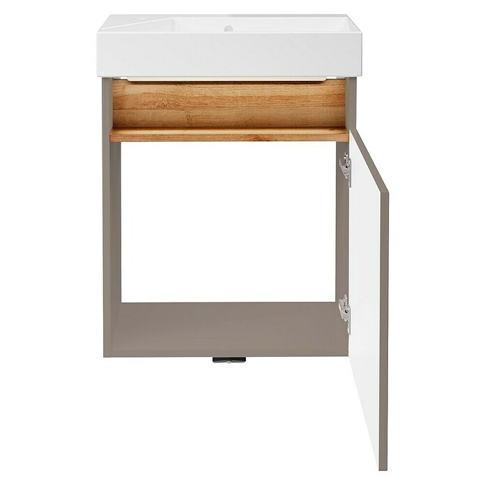 Camargue Pure Badmeubelset (Totale breedte badmeubel: 55 cm, Kasjmier, Mat) | BAUHAUS