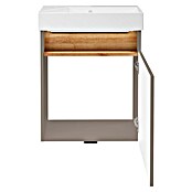 Camargue Pure Badmeubelset (Totale breedte badmeubel: 55 cm, Kasjmier, Mat) | BAUHAUS