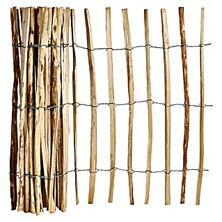 Valla de estacas (500 x 120 cm, Madera)