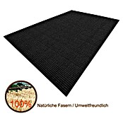 Flachgewebeteppich Sylt (Schwarz, 100 x 50 cm, 100 % Sisal) | BAUHAUS