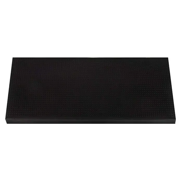 Stufenmatte Santi - 65 x 25 cm, 100 % Gummi, Schwarz - Schwarze Noppenmatte für den Innenbereich. Die Matte hat eine rutschfeste Oberfläche für mehr Sicherheit.