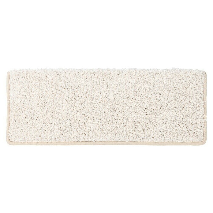Stufenmatte Shaggy (65 x 23,5 cm, Creme, Rechteck) | BAUHAUS