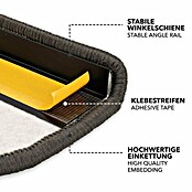 Stufenmatte Alto (65 cm x 23,5 cm x 8 mm, Anthrazit, Halbrund) | BAUHAUS